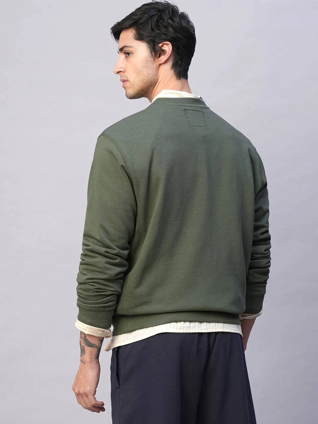 Cottonworld Men | Regular Fit^Men's Organic Cotton Regular Fit Sweatshirt