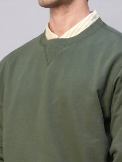 Cottonworld Men | Regular Fit^Men's Organic Cotton Regular Fit Sweatshirt