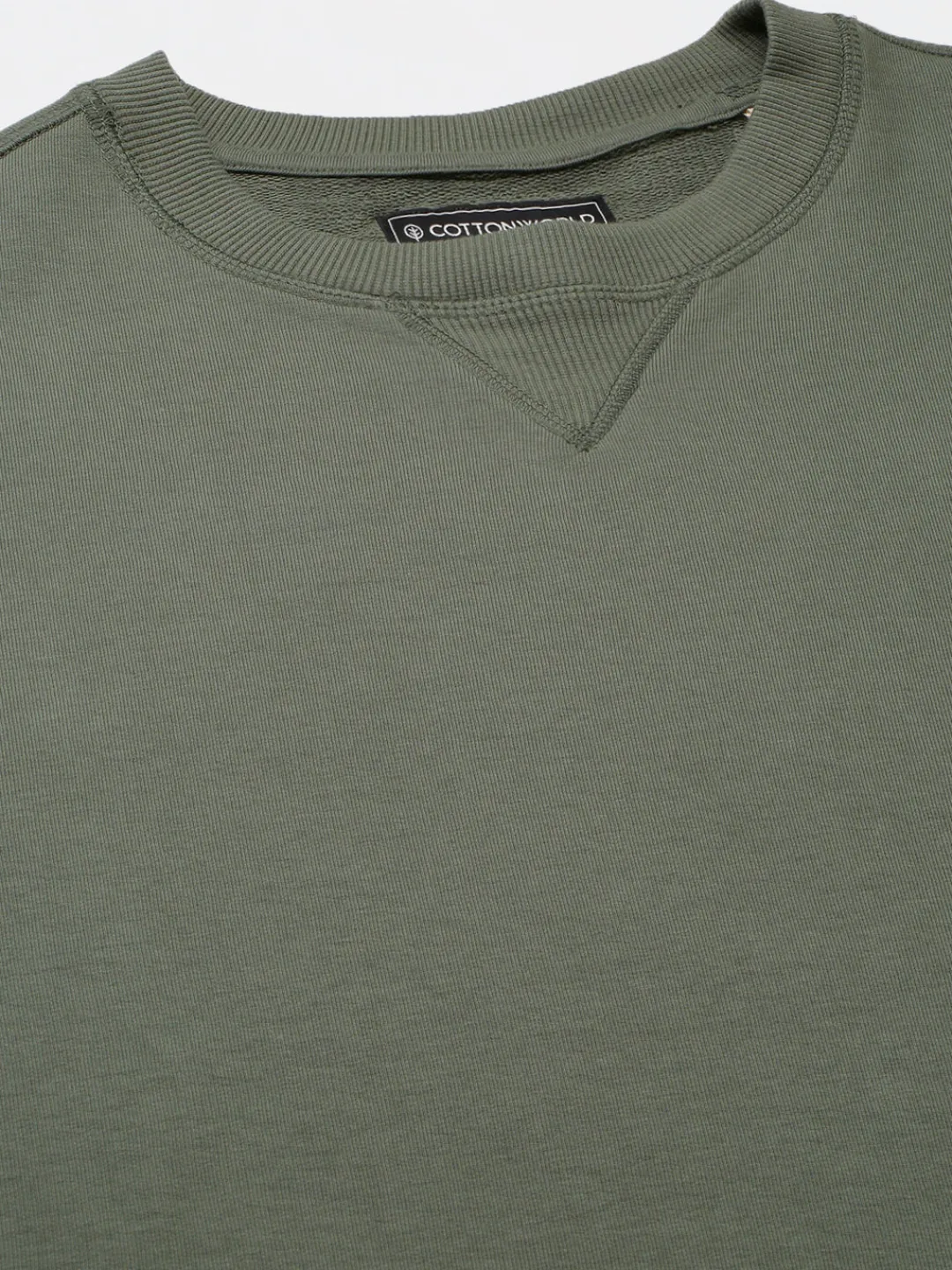 Cottonworld Men | Regular Fit^Men's Organic Cotton Regular Fit Sweatshirt