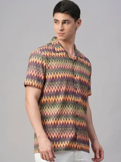 Women Cottonworld Print | Print^Men's 100% Cotton Regular Fit Shirt
