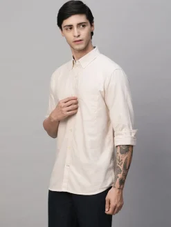 Women Cottonworld Solid | Solid^Men's Oxford Cotton Regular Fit Shirt
