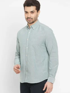 Women Cottonworld Solid | Solid^Men's Oxford Cotton Regular Fit Shirt
