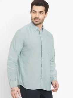 Women Cottonworld Solid | Solid^Men's Oxford Cotton Regular Fit Shirt