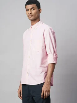 Women Cottonworld Solid | Solid^Men's 100% Cotton Regular Fit Shirt