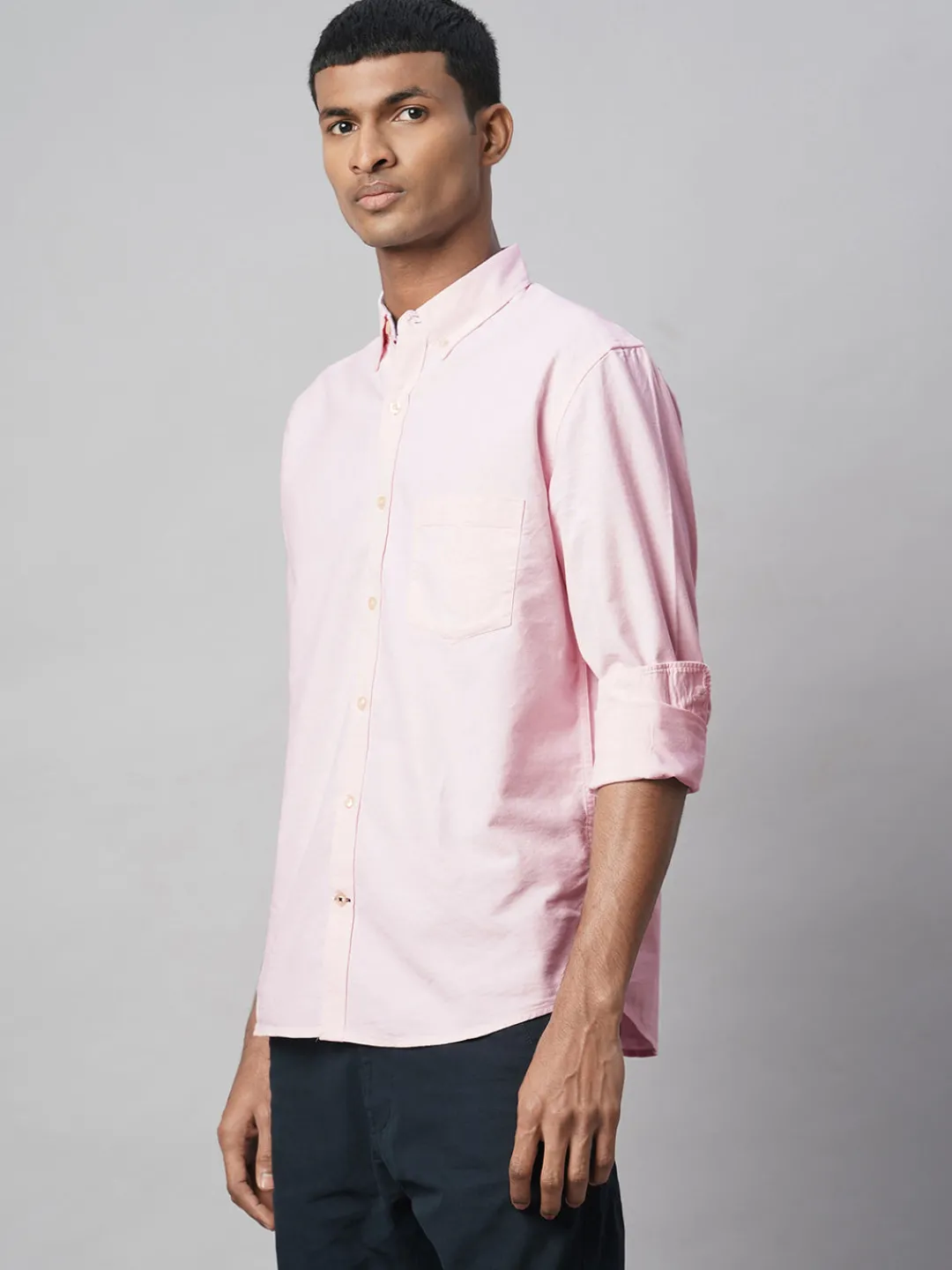Women Cottonworld Solid | Solid^Men's 100% Cotton Regular Fit Shirt