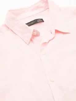 Women Cottonworld 100% Linen Shirts | 100% Linen Shirts^Men's 100% Linen Regular Fit Shirt