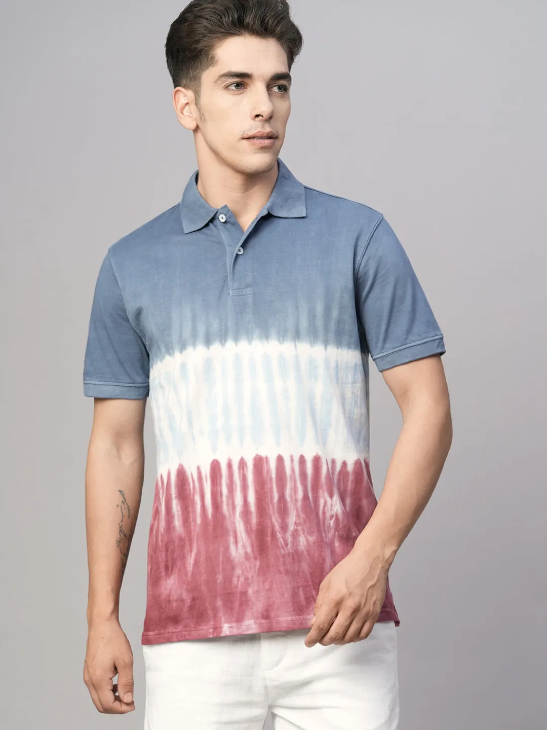 Cottonworld Regular Fit | Polo^Men's Cotton Regular Fit Tshirt