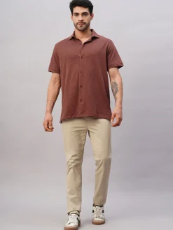 Cottonworld Regular Fit^Men's Cotton Regular Fit Tshirt