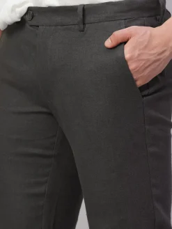 Cottonworld Pants | Pants^Men's 100% Linen Regular Fit Pant