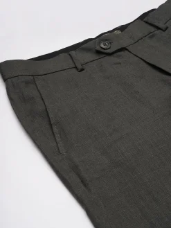 Cottonworld Pants | Pants^Men's 100% Linen Regular Fit Pant