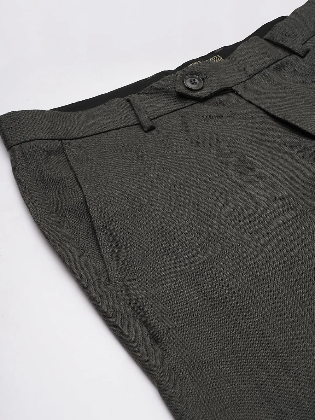 Cottonworld Pants | Pants^Men's 100% Linen Regular Fit Pant