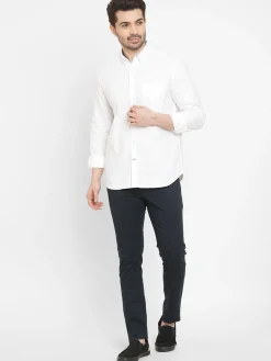 Women Cottonworld Solid | Solid^Men's 100% Cotton Regular Fit Shirt