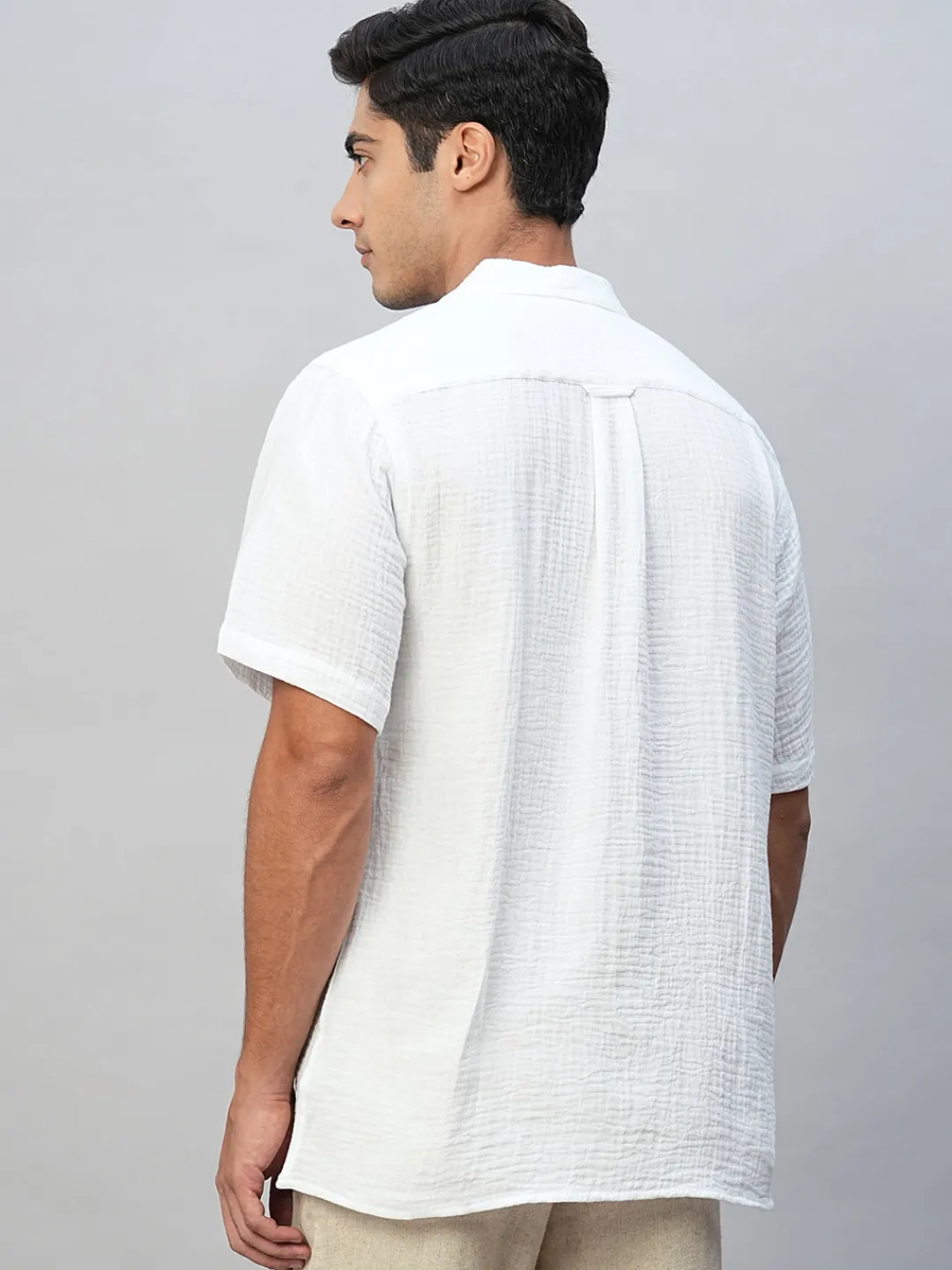 Women Cottonworld Solid | Solid^Men's 100% Cotton Regular Fit Shirt