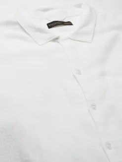 Women Cottonworld Solid | Solid^Men's 100% Cotton Regular Fit Shirt