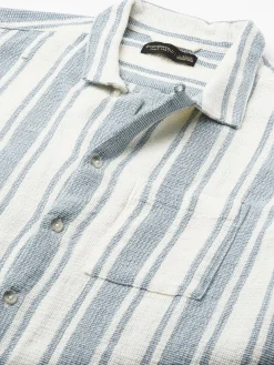 Women Cottonworld Striped | Striped^Men's 100% Cotton Regular Fit Shirt