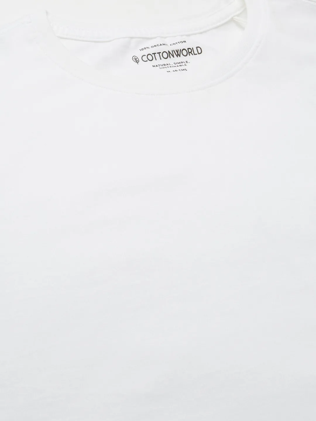 Cottonworld Regular Fit | Basic^Men's 100% Cotton Regular Fit Tshirt