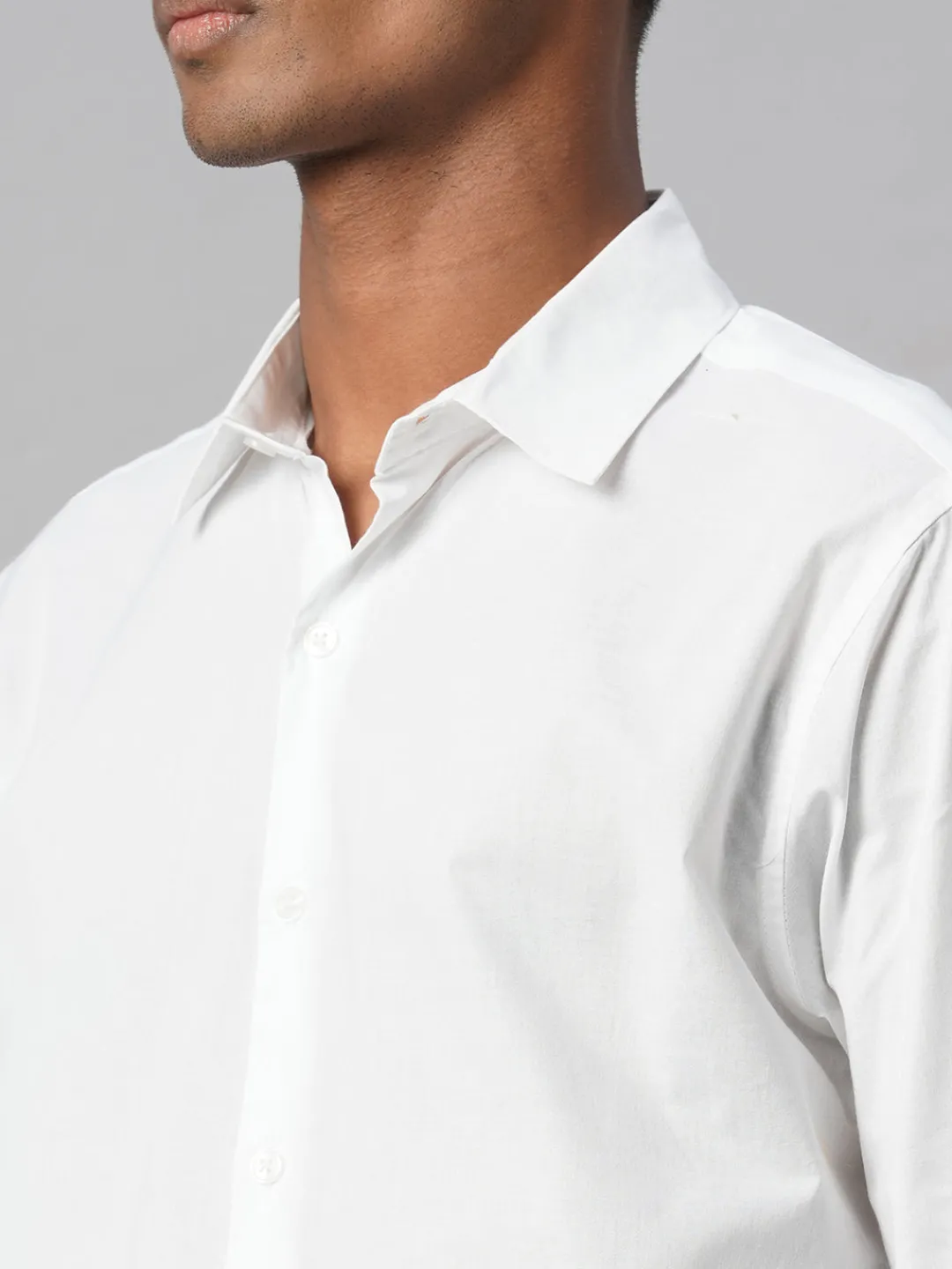 Women Cottonworld Solid | Solid^Men's 100% Cotton Slim Fit Shirt