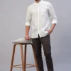Women Cottonworld 100% Linen Shirts | 100% Linen Shirts^Men's 100% Linen Regular Fit Shirt