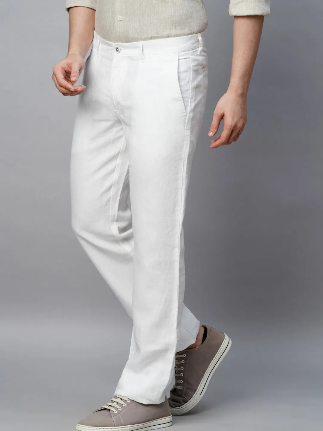 Cottonworld 100% Linen Pants | 100% Linen Pants^Men's 100% Linen Regular Fit Pant