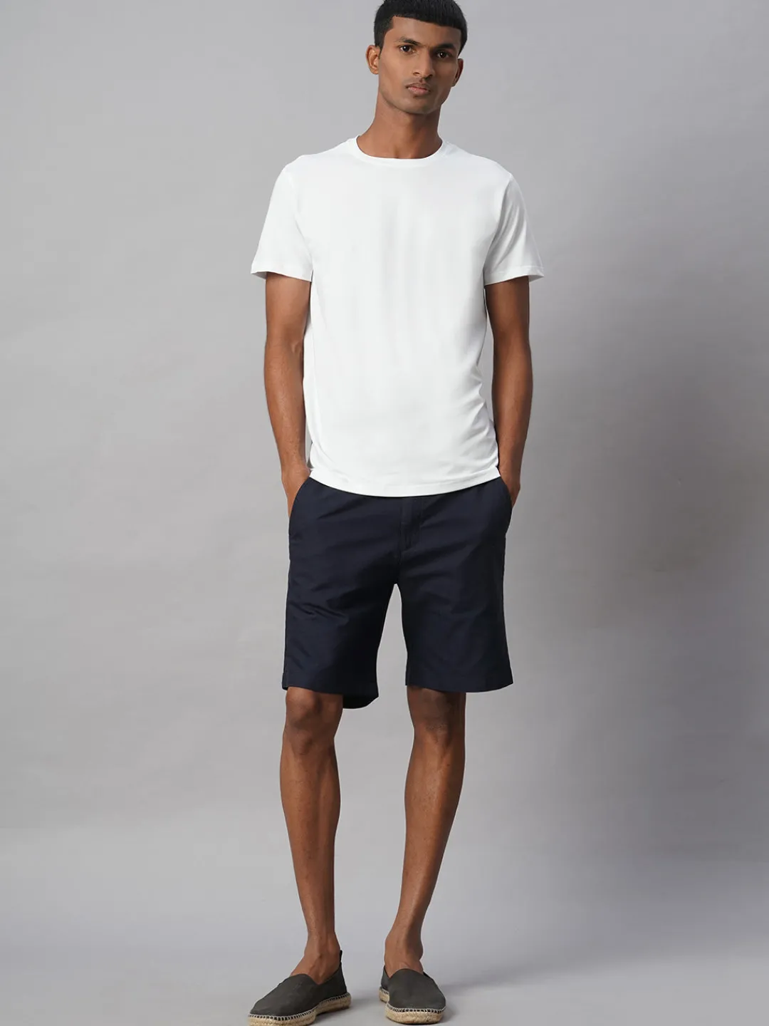 Cottonworld Men | Regular Fit^Men's Cotton Bamboo Elastane Regular Fit Tshirt