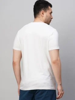 Cottonworld Men | Regular Fit^Men's Cotton Bamboo Elastane Regular Fit Tshirt