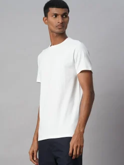 Cottonworld Men | Regular Fit^Men's Cotton Bamboo Elastane Regular Fit Tshirt