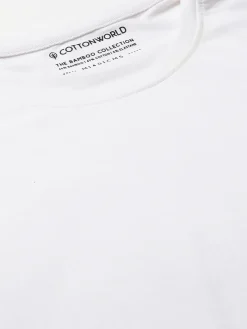Cottonworld Men | Regular Fit^Men's Cotton Bamboo Elastane Regular Fit Tshirt