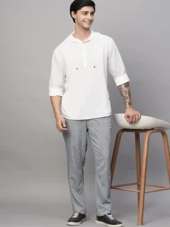 Women Cottonworld Shirts | Shirts^Men's Cotton Linen Regular Fit Shirt