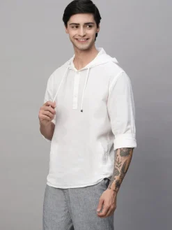 Women Cottonworld Shirts | Shirts^Men's Cotton Linen Regular Fit Shirt