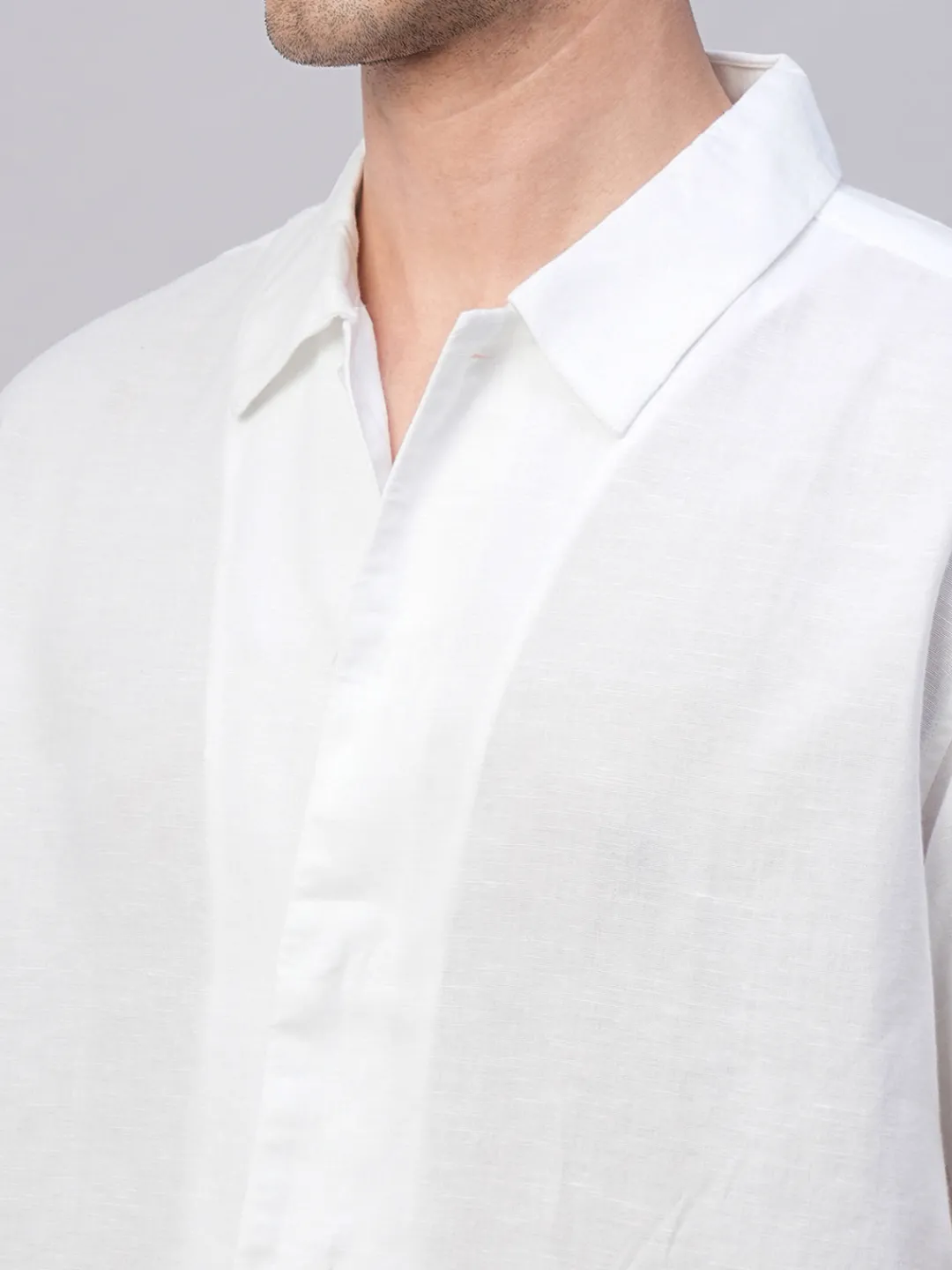 Women Cottonworld Shirts | Shirts^Men's Cotton Linen Regular Fit Summer Shirt