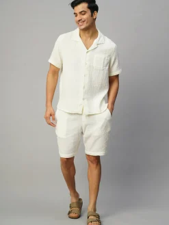 Women Cottonworld Solid | Solid^Men's Cotton Loose Fit Shirt