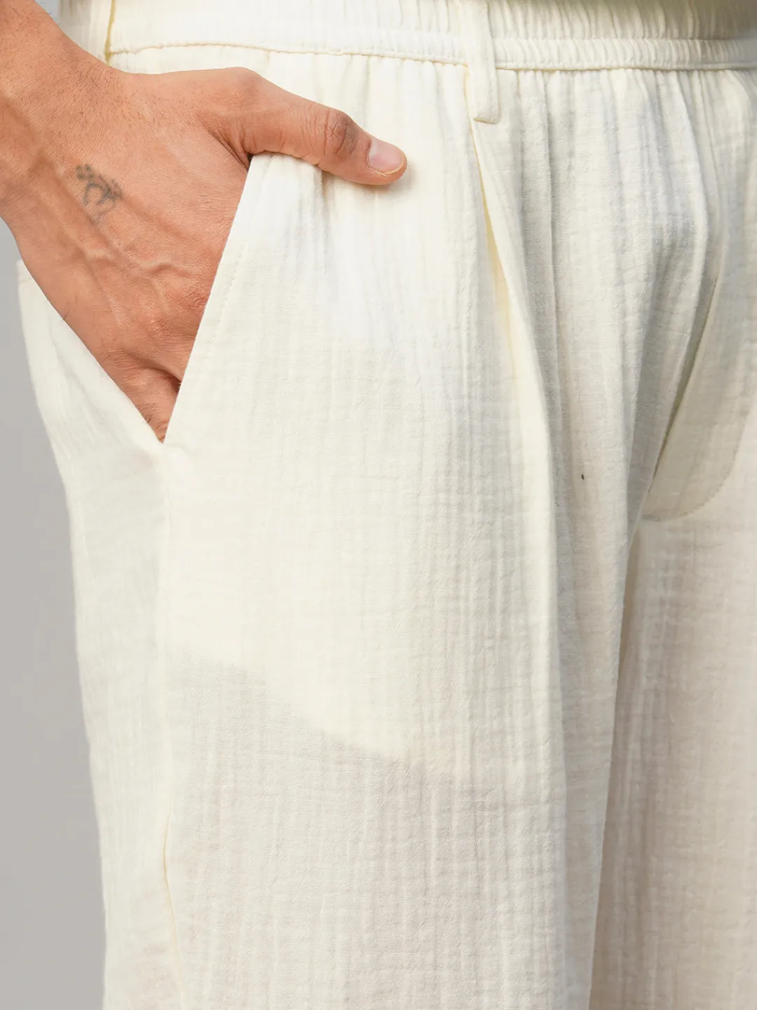 Cottonworld Drawstring | Casual^Men's Cotton Loose Fit Pant