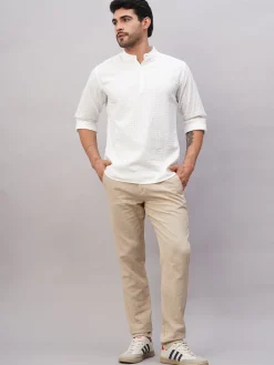 Women Cottonworld Solid | Solid^Men's Cotton Regular Fit Shirt