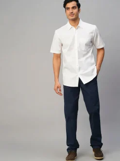 Women Cottonworld Solid | Solid^Men's Cotton Regular Fit Shirt