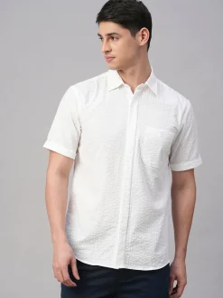 Women Cottonworld Solid | Solid^Men's Cotton Regular Fit Shirt