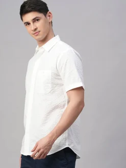 Women Cottonworld Solid | Solid^Men's Cotton Regular Fit Shirt