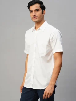 Women Cottonworld Solid | Solid^Men's Cotton Regular Fit Shirt