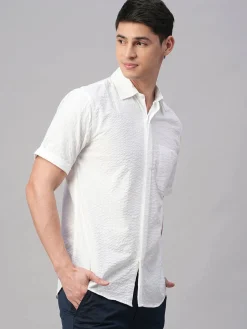 Women Cottonworld Solid | Solid^Men's Cotton Regular Fit Shirt