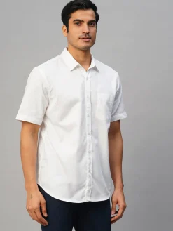 Women Cottonworld Solid | Solid^Men's Cotton Regular Fit Shirt