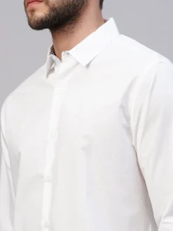 Women Cottonworld Solid | Solid^Men's Cotton Slim Fit shirt