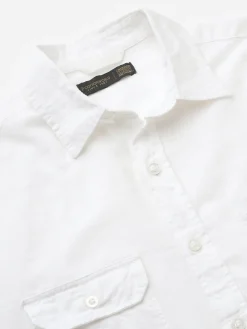Women Cottonworld Shirts | Shirts^Men's Linen Cotton Regular Fit Shirt