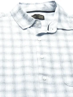 Women Cottonworld Shirts | Shirts^Men's Linen Cotton Regular Fit Checked Shirt