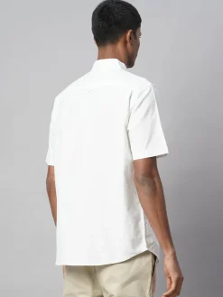 Women Cottonworld Solid | Solid^Men's Oxford 100% Cotton Regular Fit Shirt