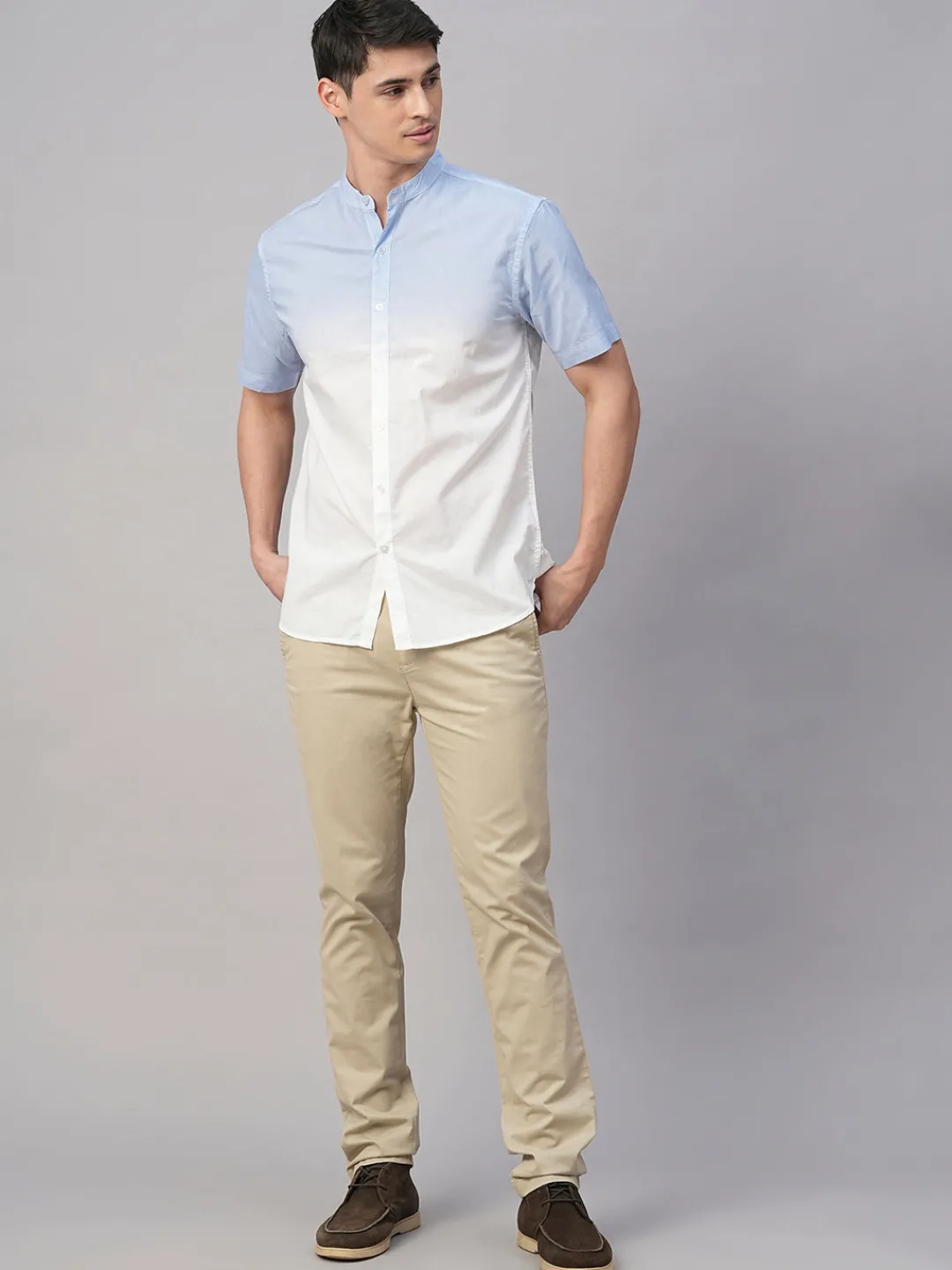 Women Cottonworld Solid | Solid^Men's 100% Cotton Regular Fit Shirt