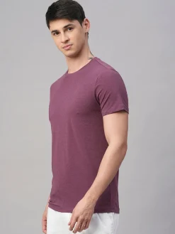 Cottonworld Men | Regular Fit^Men's Cotton Bamboo Elastane Regular Fit Tshirt