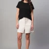 Women Cottonworld Round Neck | Regular Fit^Women's 100% Cotton Regular Fit Tshirt