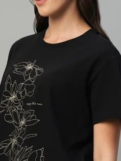 Women Cottonworld Regular Fit | V-Neck^Women's 100% Cotton Regular Fit Tshirt