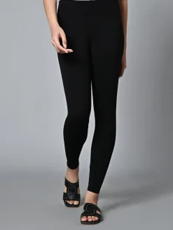 Women Cottonworld Leggings^Women's Cotton Elastane Slim Fit Knit Tights