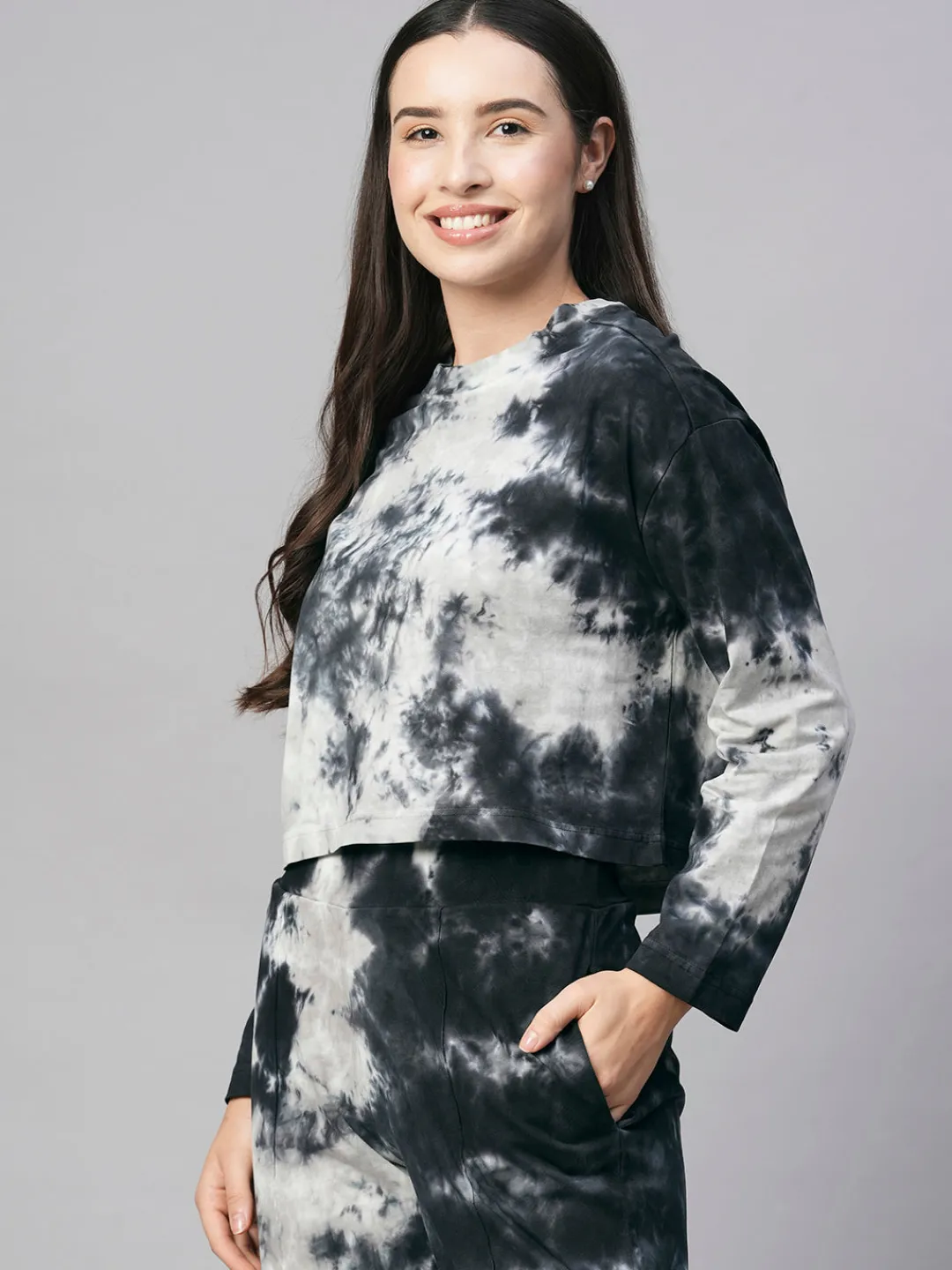 Women Cottonworld Round Neck | Womens Co-Ord Sets^Women's Cotton Loose Fit TShirt