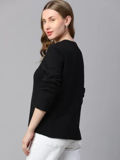 Women Cottonworld Round Neck^Women's Cotton Loose Fit Tshirt